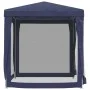 Carpa para fiestas con 4 paredes de malla HDPE azul 2x2 m de vidaXL, Carpas y cenadores - Ref: Foro24-319217, Precio: 73,00 €...