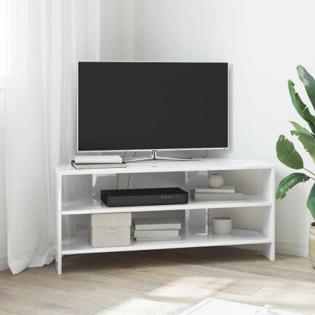 MuebledeTVdeesquina Brillante 102x40,5x45cm en Muebles TV | Comprar online en Foru.es