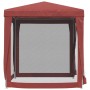 Carpa para fiestas con 4 paredes de malla HDPE rojo 2x2 m de vidaXL, Carpas y cenadores - Ref: Foro24-319220, Precio: 74,39 €...
