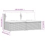 Sofás centrales jardín con cojines 2 uds ratán sintético marrón de vidaXL, Sofás de exterior - Ref: Foro24-319818, Precio: 12...