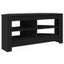 MuebledeTVdeesquina Negro 102 x 40,5 x 45 cm en Muebles TV | Comprar online en Foru.es