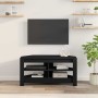 MuebledeTVdeesquina Negro 102 x 40,5 x 45 cm en Muebles TV | Comprar online en Foru.es