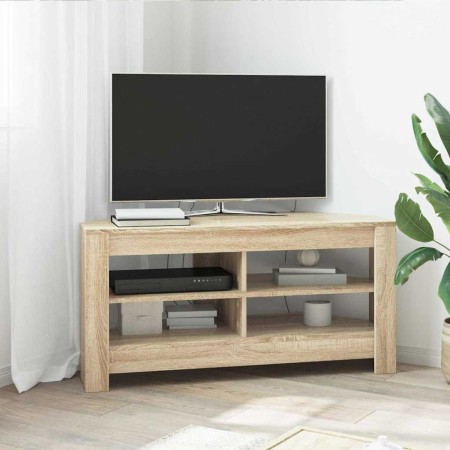 MuebledeTVdeesquina Roble Sonoma 102 x 40,5 x 45 cm en Muebles TV | Comprar online en Foru.es