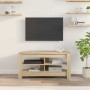 MuebledeTVdeesquina Roble Sonoma 102 x 40,5 x 45 cm en Muebles TV | Comprar online en Foru.es