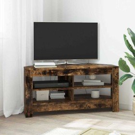 MuebledeTVdeesquina Roble ahumado 102 x 40,5 x 45 cm en Muebles TV | Comprar online en Foru.es