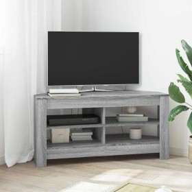 MuebledeTVdeesquina Gris Sonoma 102 x 40,5 x 45 cm en Muebles TV | Comprar online en Foru.es