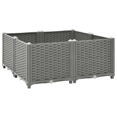 Arriate polipropileno 80x80x38 cm de vidaXL, Maceteros y jardineras - Ref: Foro24-153303, Precio: 71,72 €, Descuento: %