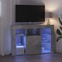 Armario LED para TV de Esquina Gris Concreto 103 x 40 x 68 cm en Muebles TV | Comprar online en Foru.es