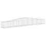 Cestas de gaviones 8 uds forma de arco hierro 400x50x40/60 cm de vidaXL, Maceteros y jardineras - Ref: Foro24-3145923, Precio...