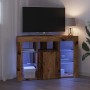 Armario LED para TV de Esquina Madera Vieja 107 x 40 x 68 cm en Muebles TV | Comprar online en Foru.es