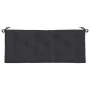 Cojines de banco de jardín 2 uds tela Oxford negro 120x50x7 cm de vidaXL, Cojines para sillas y sofás - Ref: Foro24-315011, P...