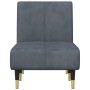 Sofá diván de terciopelo gris oscuro de vidaXL, Divanes - Ref: Foro24-352794, Precio: 163,77 €, Descuento: %