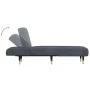 Sofá diván de terciopelo gris oscuro de vidaXL, Divanes - Ref: Foro24-352794, Precio: 174,17 €, Descuento: %