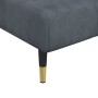 Sofá diván de terciopelo gris oscuro de vidaXL, Divanes - Ref: Foro24-352794, Precio: 163,77 €, Descuento: %