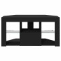Armario LED para TV de Esquina Negro 101 x 40 x 50 cm en Muebles TV | Comprar online en Foru.es