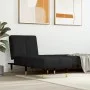 Sofá diván de terciopelo negro de vidaXL, Divanes - Ref: Foro24-352796, Precio: 174,45 €, Descuento: %
