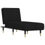 Sofá diván de terciopelo negro de vidaXL, Divanes - Ref: Foro24-352796, Precio: 163,82 €, Descuento: %