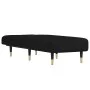 Sofá diván de terciopelo negro de vidaXL, Divanes - Ref: Foro24-352796, Precio: 174,45 €, Descuento: %