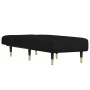 Sofá diván de terciopelo negro de vidaXL, Divanes - Ref: Foro24-352796, Precio: 163,82 €, Descuento: %