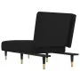 Sofá diván de terciopelo negro de vidaXL, Divanes - Ref: Foro24-352796, Precio: 174,45 €, Descuento: %