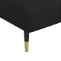 Sofá diván de terciopelo negro de vidaXL, Divanes - Ref: Foro24-352796, Precio: 174,45 €, Descuento: %