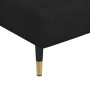 Sofá diván de terciopelo negro de vidaXL, Divanes - Ref: Foro24-352796, Precio: 163,82 €, Descuento: %