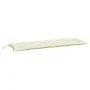 Cojines de banco de jardín 2 uds blanco crema 150x50x7 cm de vidaXL, Cojines para sillas y sofás - Ref: Foro24-315018, Precio...