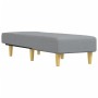 Sofá diván de tela gris claro de vidaXL, Divanes - Ref: Foro24-352798, Precio: 126,87 €, Descuento: %