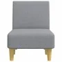 Sofá diván de tela gris claro de vidaXL, Divanes - Ref: Foro24-352798, Precio: 153,16 €, Descuento: %