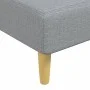 Sofá diván de tela gris claro de vidaXL, Divanes - Ref: Foro24-352798, Precio: 153,16 €, Descuento: %