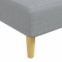 Sofá diván de tela gris claro de vidaXL, Divanes - Ref: Foro24-352798, Precio: 126,87 €, Descuento: %