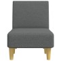 Sofá diván de tela gris oscuro de vidaXL, Divanes - Ref: Foro24-352799, Precio: 125,99 €, Descuento: %
