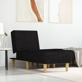 Sofá diván de tela negro de vidaXL, Divanes - Ref: Foro24-352800, Precio: 125,99 €, Descuento: %