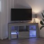 Armario LED para TV de Esquina Gris Sonoma 106 x 40 x 50 cm en Muebles TV | Comprar online en Foru.es