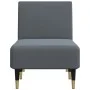 Sofá diván de terciopelo gris oscuro de vidaXL, Divanes - Ref: Foro24-352803, Precio: 166,39 €, Descuento: %