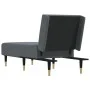 Sofá diván de terciopelo gris oscuro de vidaXL, Divanes - Ref: Foro24-352803, Precio: 166,39 €, Descuento: %