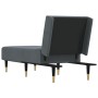 Sofá diván de terciopelo gris oscuro de vidaXL, Divanes - Ref: Foro24-352803, Precio: 180,60 €, Descuento: %