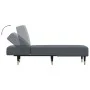 Sofá diván de terciopelo gris oscuro de vidaXL, Divanes - Ref: Foro24-352803, Precio: 166,39 €, Descuento: %