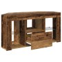 Armario LED para TV de Esquina Madera Vieja 107 x 40 x 50 cm en Muebles TV | Comprar online en Foru.es