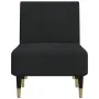 Sofá diván de terciopelo negro de vidaXL, Divanes - Ref: Foro24-352805, Precio: 167,05 €, Descuento: %