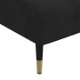 Sofá diván de terciopelo negro de vidaXL, Divanes - Ref: Foro24-352805, Precio: 167,05 €, Descuento: %
