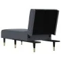 Sofá diván de terciopelo gris oscuro de vidaXL, Divanes - Ref: Foro24-352809, Precio: 174,16 €, Descuento: %