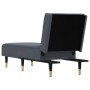 Sofá diván de terciopelo gris oscuro de vidaXL, Divanes - Ref: Foro24-352809, Precio: 177,37 €, Descuento: %