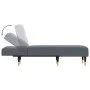 Sofá diván de terciopelo gris oscuro de vidaXL, Divanes - Ref: Foro24-352809, Precio: 174,16 €, Descuento: %