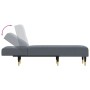Sofá diván de terciopelo gris oscuro de vidaXL, Divanes - Ref: Foro24-352809, Precio: 177,37 €, Descuento: %