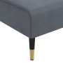 Sofá diván de terciopelo gris oscuro de vidaXL, Divanes - Ref: Foro24-352809, Precio: 177,37 €, Descuento: %