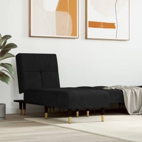 Sofá diván de terciopelo negro de vidaXL, Divanes - Ref: Foro24-352811, Precio: 189,07 €, Descuento: %