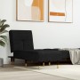 Sofá diván de terciopelo negro de vidaXL, Divanes - Ref: Foro24-352811, Precio: 189,07 €, Descuento: %