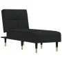 Sofá diván de terciopelo negro de vidaXL, Divanes - Ref: Foro24-352811, Precio: 185,23 €, Descuento: %