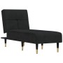 Sofá diván de terciopelo negro de vidaXL, Divanes - Ref: Foro24-352811, Precio: 189,07 €, Descuento: %